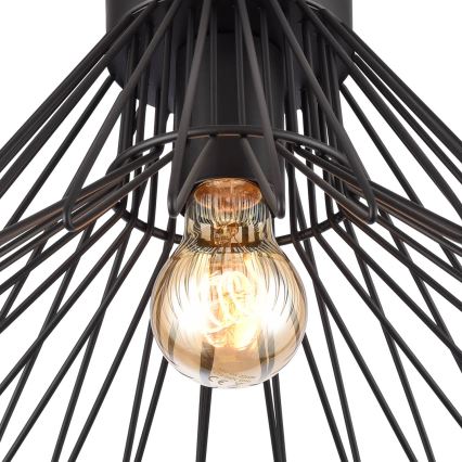 ONLI - Taklampa DUCCIO 1xE27/22W/230V diameter 30 cm svart