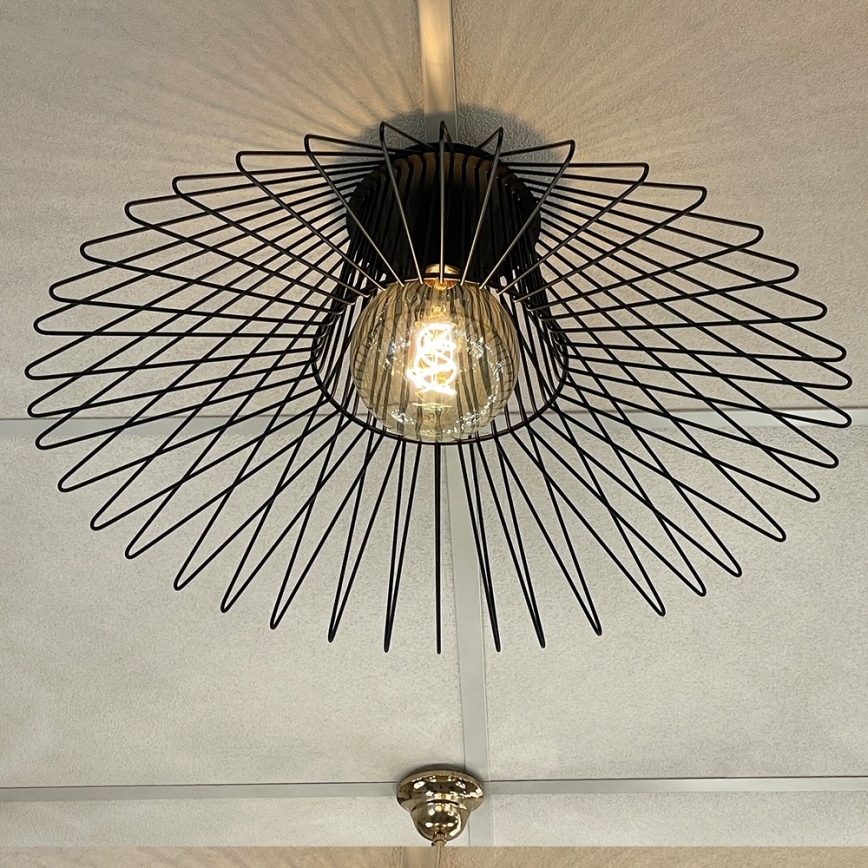 ONLI - Taklampa DUCCIO 1xE27/22W/230V diameter 60 cm svart