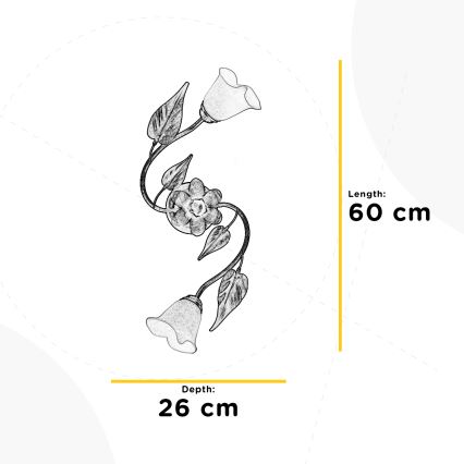 ONLI - Taklampa MIRANDA 2xE14/6W/230V