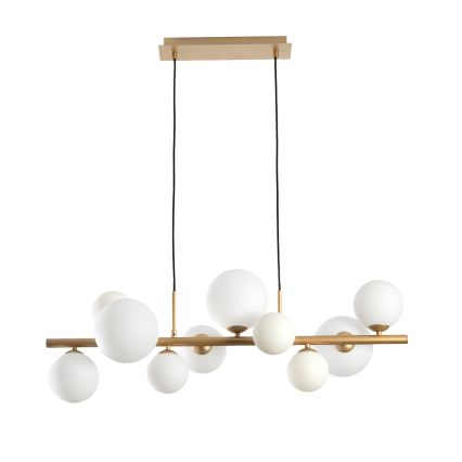 ONLI - Taklampa på kabel PALOMA, 10xG9/3W/230V, guldfärgad