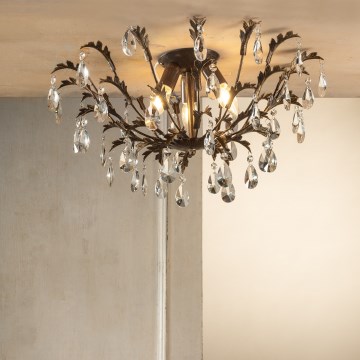 ONLI - Taklampa TERESA 3xE14/6W/230V brons