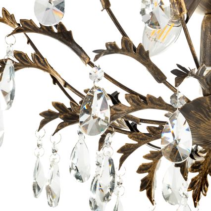 ONLI - Taklampa TERESA 3xE14/6W/230V brons