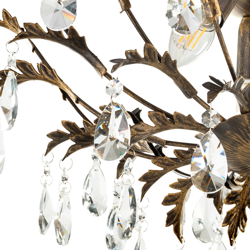 ONLI - Taklampa TERESA 3xE14/6W/230V brons