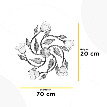 ONLI - Taklampa VANDA 5xE14/6W/230V