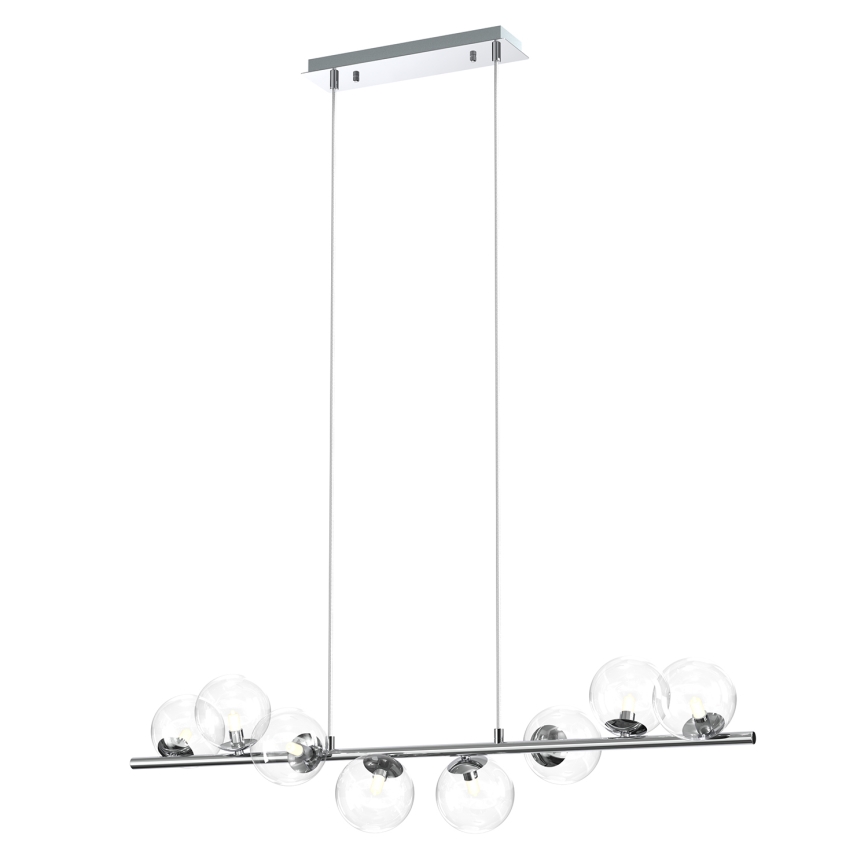 ONLI - Takpendel med vajer KIMBERLY 8xG9/6W/230V blank krom