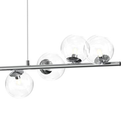ONLI - Takpendel med vajer KIMBERLY 8xG9/6W/230V blank krom
