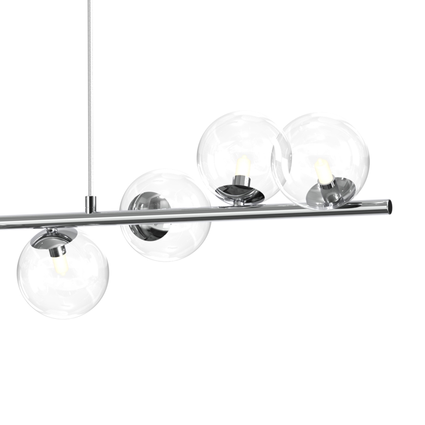 ONLI - Takpendel med vajer KIMBERLY 8xG9/6W/230V blank krom