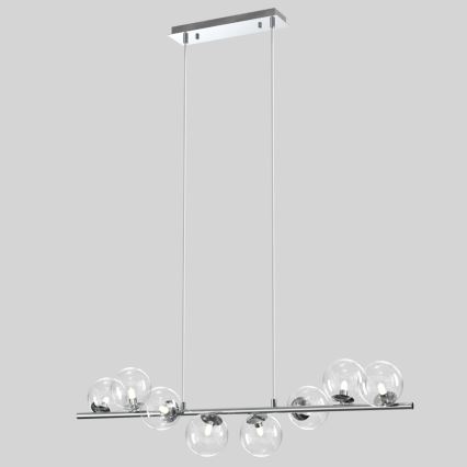 ONLI - Takpendel med vajer KIMBERLY 8xG9/6W/230V blank krom