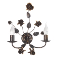 ONLI - Vägglampa CAROLINA 2xE14/6W/230V bronsfärgad