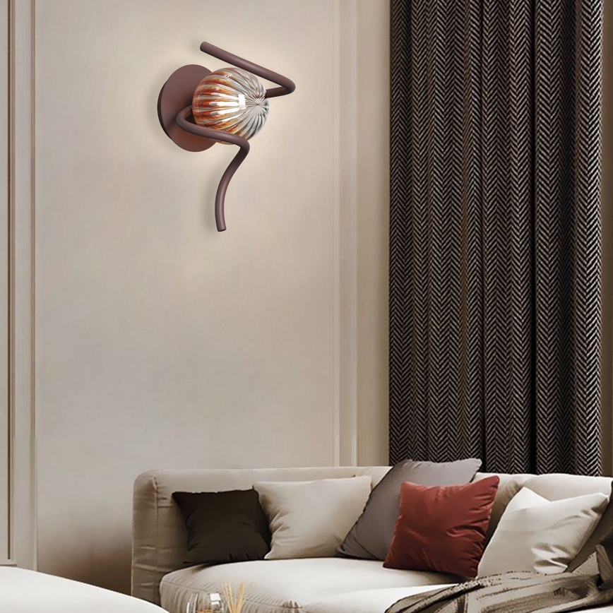 ONLI - Vägglampa FRIDA 1xG9/10W/230V koppar