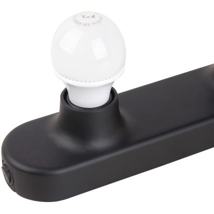 ONLI - Vägglampa HOLLYWOOD 5xE14/6W/230V svart