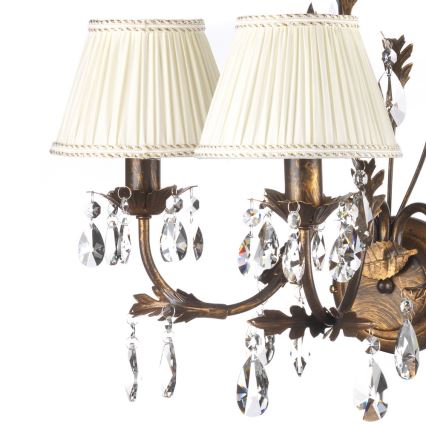 ONLI - Vägglampa KAREN 3xE14/6W/230V brons