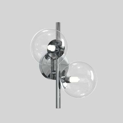 ONLI - Vägglampa KIMBERLY 2xG9/6W/230V blank krom
