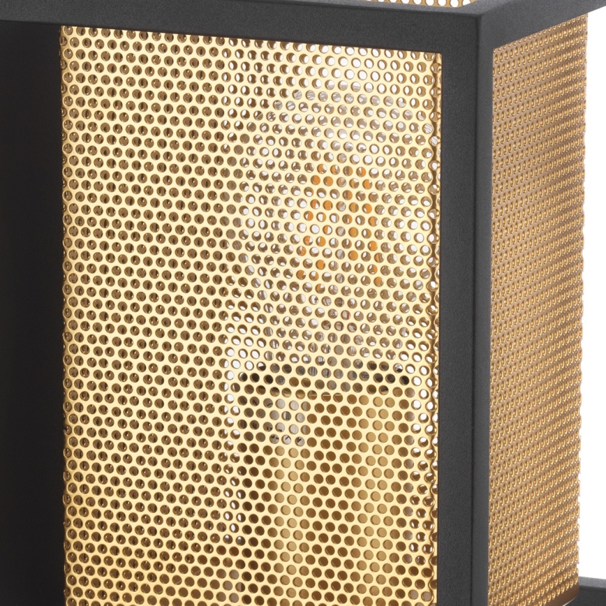 ONLI - Vägglampa MALIK 1xE27/22W/230V guld/svart