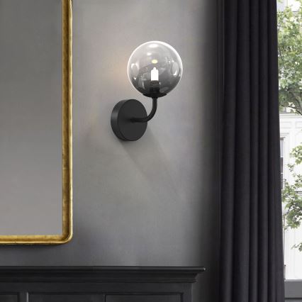 ONLI - Vägglampa PALOMA 1xG9/10W/230V svart/rökig