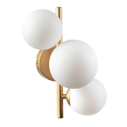 ONLI - Vägglampa PALOMA 3xG9/10W/230V guld