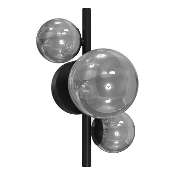 ONLI - Vägglampa PALOMA 3xG9/10W/230V svart/rökig