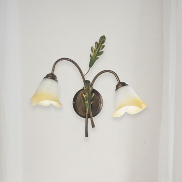 ONLI - Vägglampa QUERCIA 2xE14/6W/230V