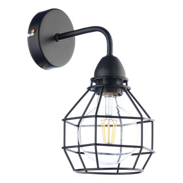 ONLI - Vägglampa SPINDEL 1xE27/15W/230V svart