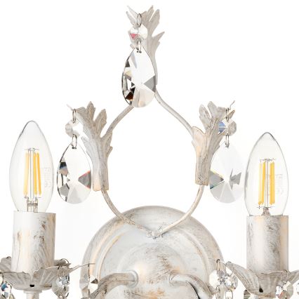 ONLI - Vägglampa TERESA 2xE14/6W/230V vit