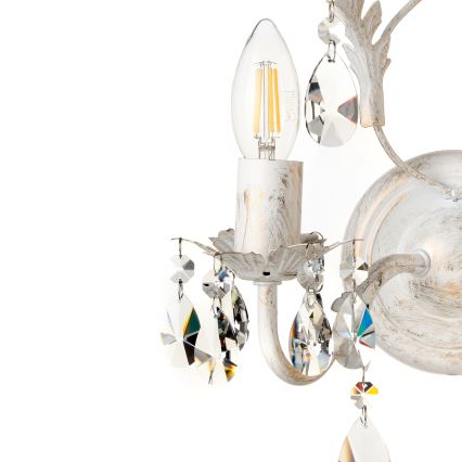 ONLI - Vägglampa TERESA 2xE14/6W/230V vit