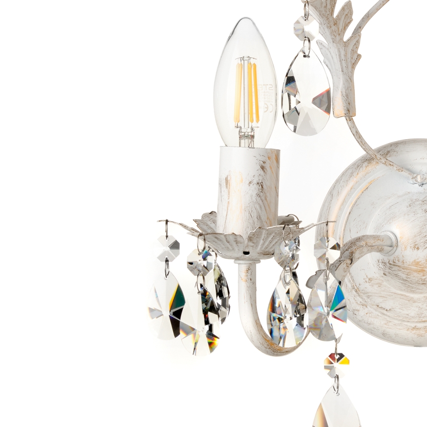 ONLI - Vägglampa TERESA 2xE14/6W/230V vit