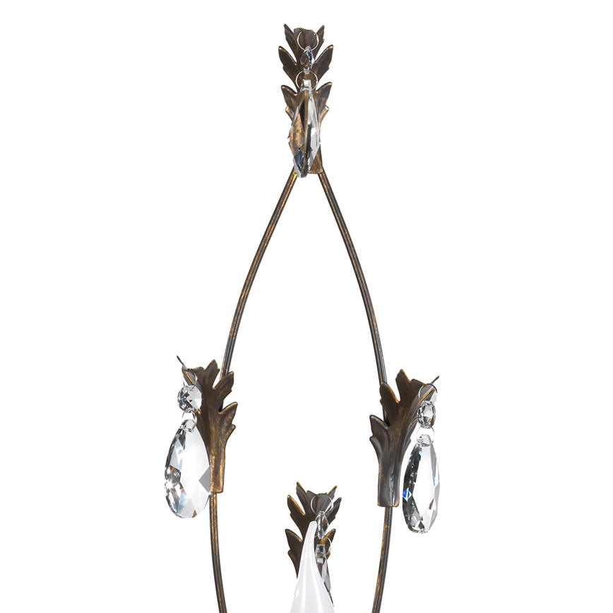 ONLI - Vägglampa TERESA 3xE14/6W/230V brons