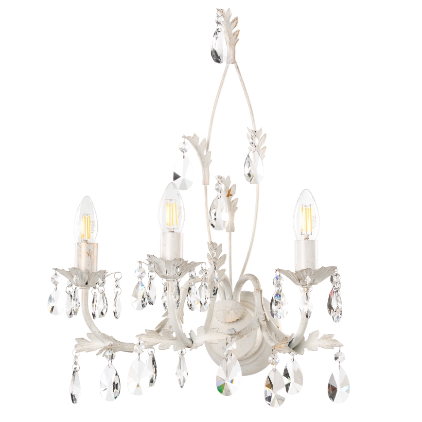 ONLI - Vägglampa TERESA 3xE14/6W/230V vit