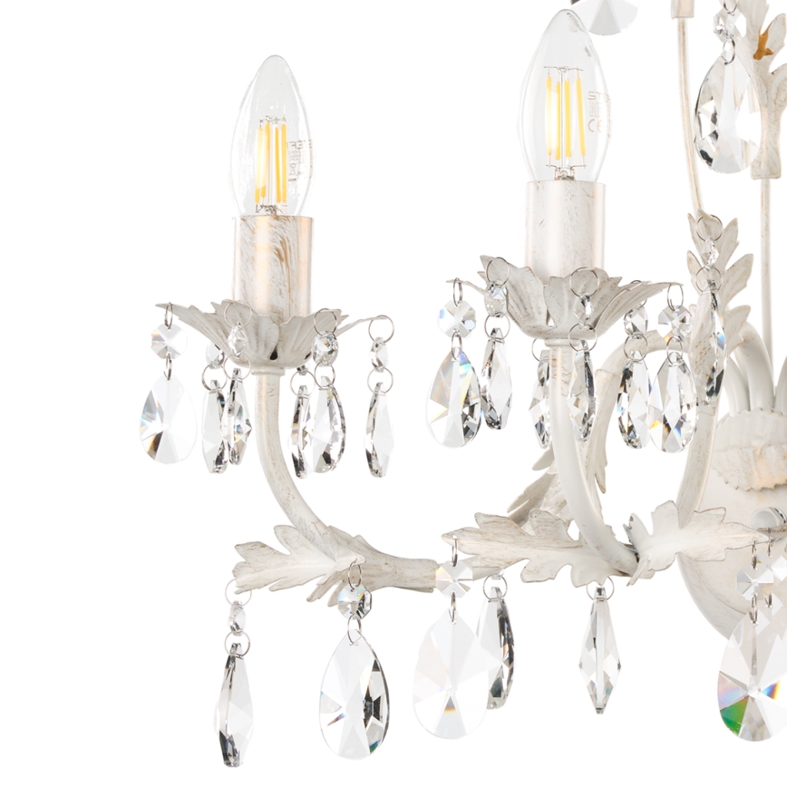 ONLI - Vägglampa TERESA 3xE14/6W/230V vit