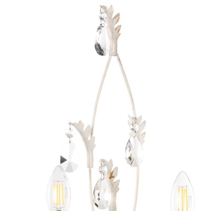 ONLI - Vägglampa TERESA 3xE14/6W/230V vit