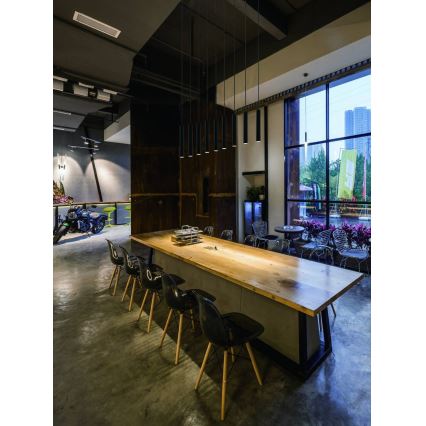 Open Design OR80803 - Pendel på kabel SLIMI 1xG9/3,5W/230V svart