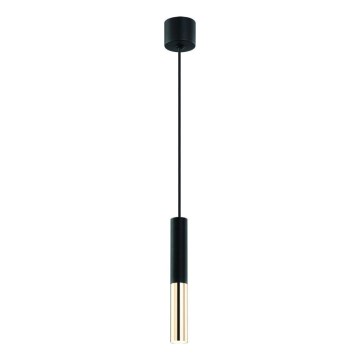 Open Design OR80810 - Takpendel på kabel SLIMI 1xG9/3,5W/230V svart/guld