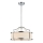 Open Design OR80865 - Taklampa på stång STANZA 3xE27/15W/230V Ø 42 cm blank krom/vit