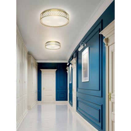 Open Design OR81015 - Taklampa CAVALLI 3xE27/15W/230V Ø 52 cm mässing