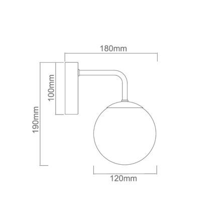 Open Design OR81381 - Badrumsvägglampa BAO 1xG9/8W/230V IP44 blank krom