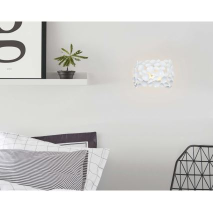 Open Design OR81466 - Vägglampa CARERA 1xG9/7W/230V vit