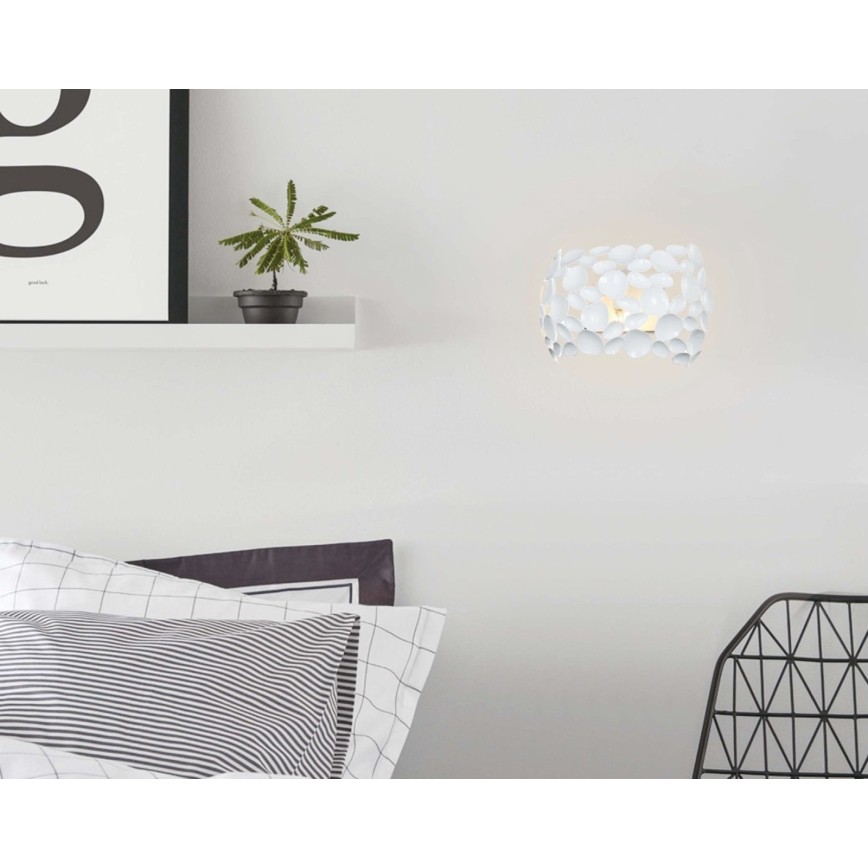 Open Design OR81466 - Vägglampa CARERA 1xG9/7W/230V vit