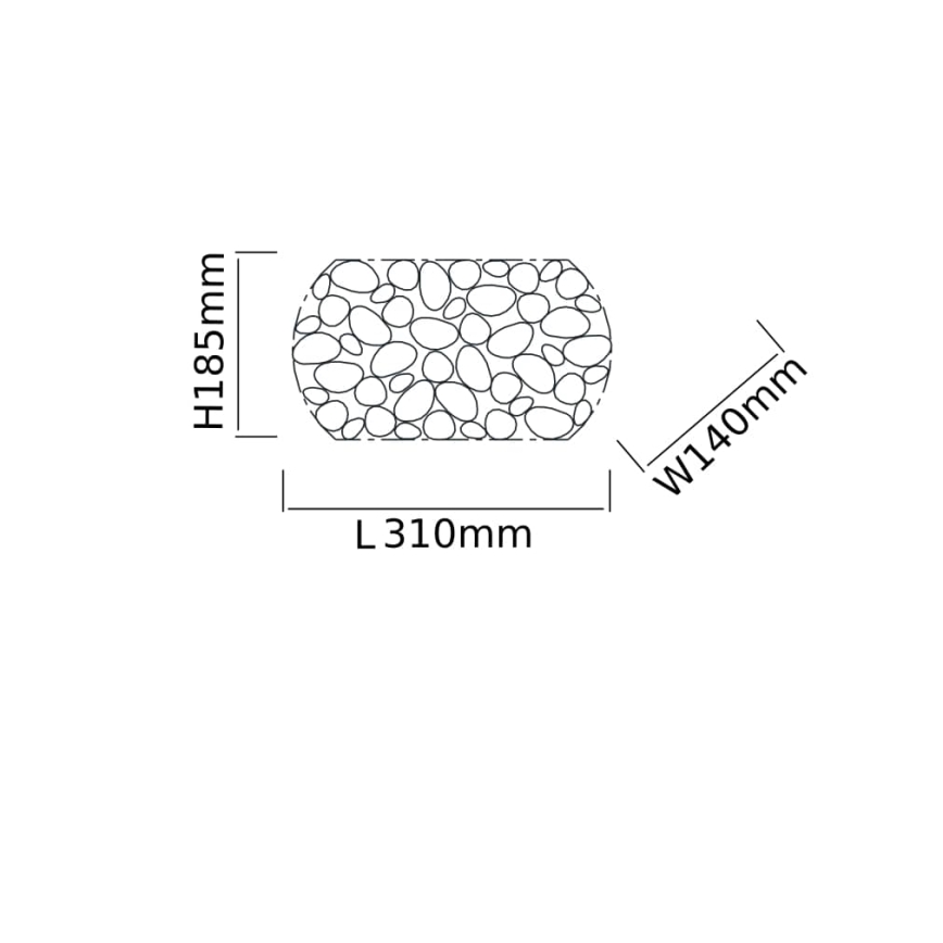 Open Design OR81473 - Vägglampa CARERA 1xG9/7W/230V blank krom