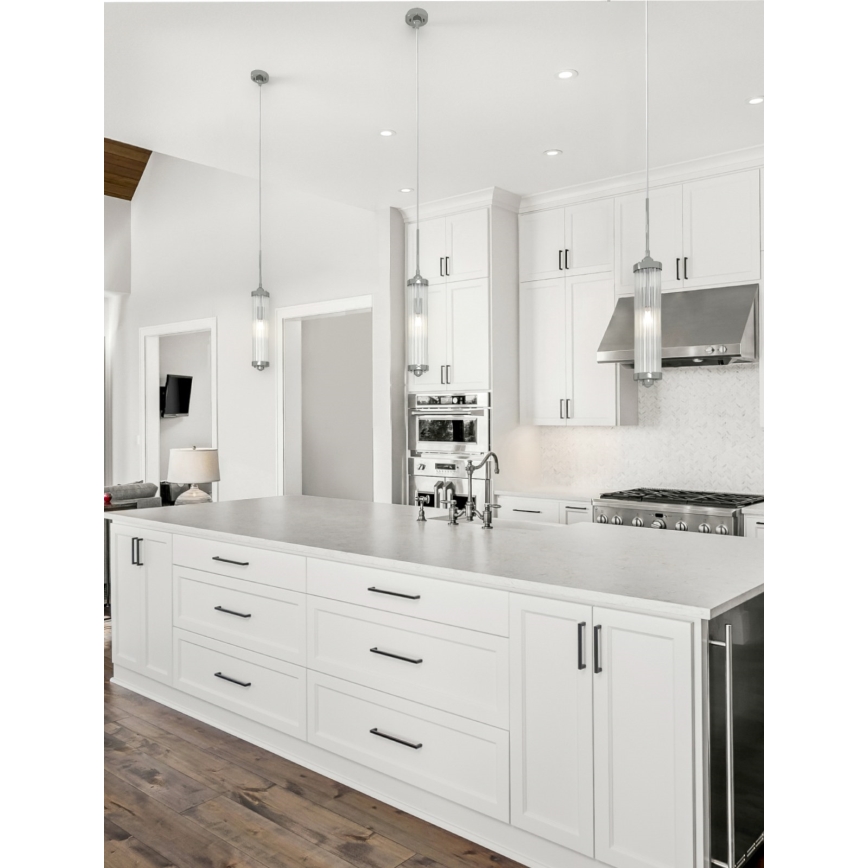 Open Design OR84351 - Pendellampa på kabel FIATTO 1xE14/12W/230V blank krom