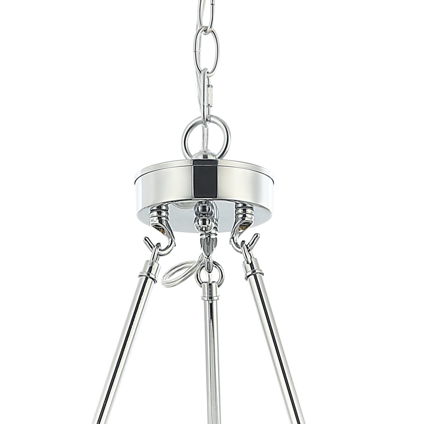 Open Design OR84375 - Ljuskrona med kedja VERNO 6xE14/12W/230V Ø 55 cm blank krom