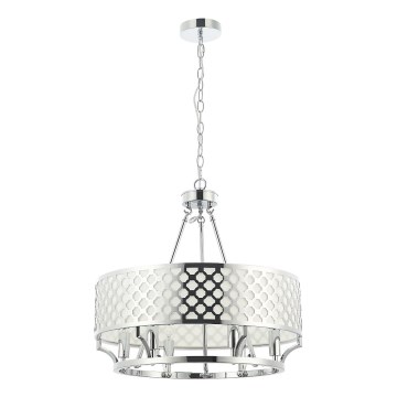 Open Design OR84375 - Ljuskrona med kedja VERNO 6xE14/12W/230V Ø 55 cm blank krom