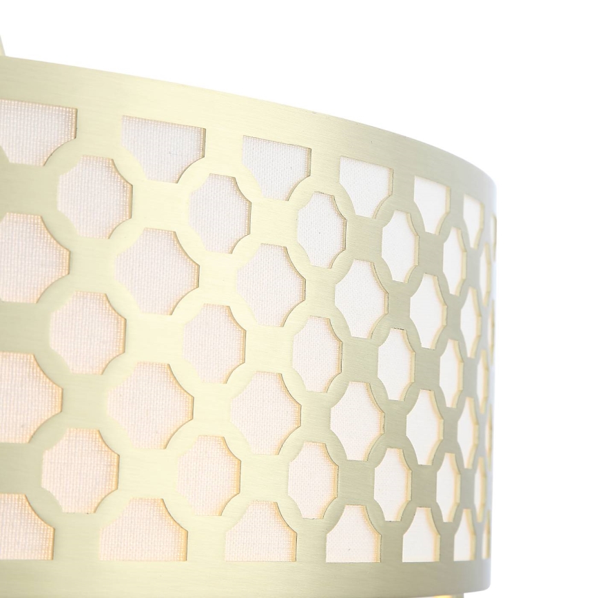 Open Design OR84382 - Taklampa med kedja VERNO 6xE14/12W/230V Ø 55 cm mässing