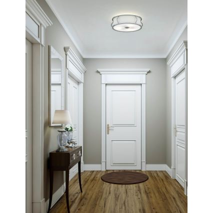 Open Design OR84399 - Taklampa PIRELO 3 x E14/12W/230V Ø 45 cm, blank krom