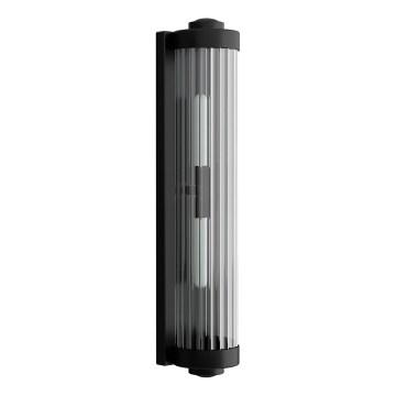 Open Design OR84498 - Badrumsvägglampa FUMI 2xG9/8W/230V IP44 svart