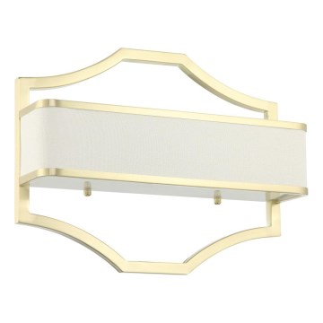 Open Design OR84511 - Vägglampa GERDO 2xE14/12W/230V mässing/vit