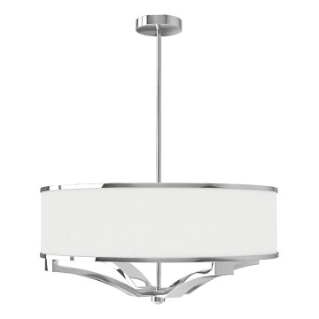 Open Design OR84801 - Taklampa på stång GERDO 4xE27/12W/230V blank krom/vit