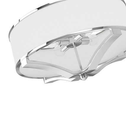Open Design OR84801 - Taklampa på stång GERDO 4xE27/12W/230V blank krom/vit