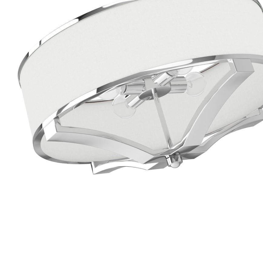 Open Design OR84801 - Taklampa på stång GERDO 4xE27/12W/230V blank krom/vit