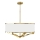 Open Design OR84825 - Taklampa på stång GERDO 4xE27/12W/230V guld/vit