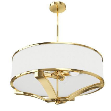 Open Design OR84825 - Taklampa på stång GERDO 4xE27/12W/230V guld/vit